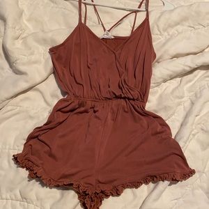Ivy and main mauve romper
